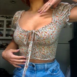 floral crop top!